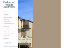 Tablet Screenshot of parkwoodvillagenationalcity.com